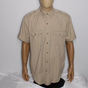 🤑 3 for $15🤑 Orvis Button Down Double Pocket Short Sleeve Shirt